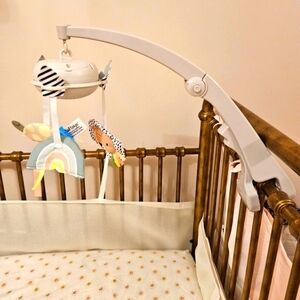 Portable clip on crib/stroller/bassinet/pack and play musical mobile!